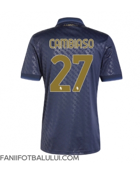 Juventus Andrea Cambiaso #27 Tricou Fotbal Replică 2024-25 Barbati Treilea